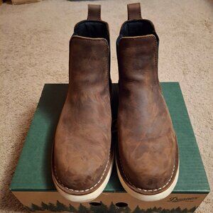 Danner Men's Bull Run 6" Leather Chelsea Boots, brown, sz 11